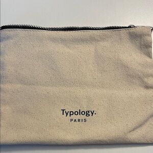 Typology Paris Canvas Pouch